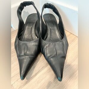 ANINE BING slingback heels (Sz 37)
